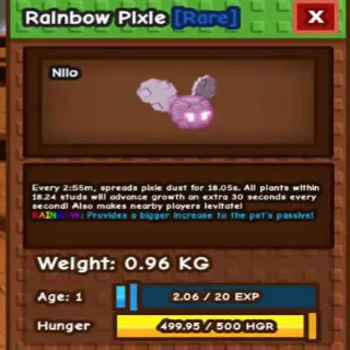 Rainbow Pixie