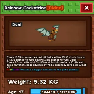 Rainbow Cockatrice