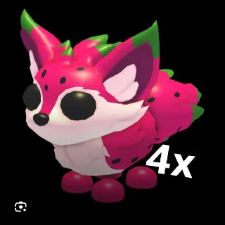 4x Dragonfruit Fox