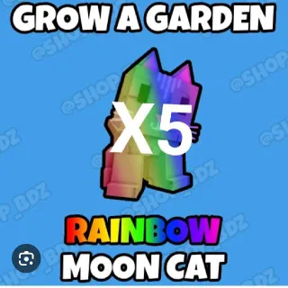 Rainbow Moon Cat