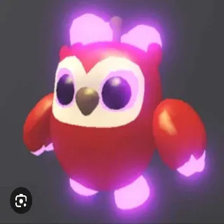 Neon Apple Owl