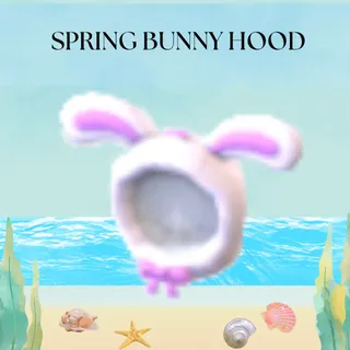 SPRING BUNNY HOOD