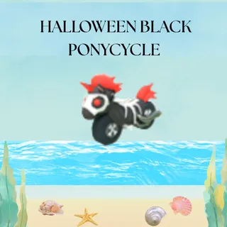 HALLOWEEN BLACK PONYCYCLE