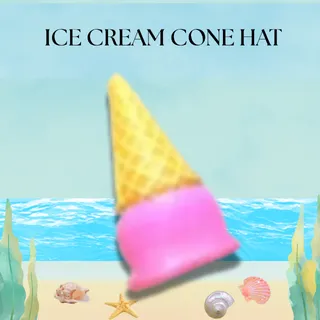 ICE CREAM CONE HAT