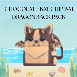 CHOCOLATE CHIP BAT DRAGON BACK PACK