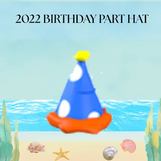 2022 BIRTHDAY PARTY HAT