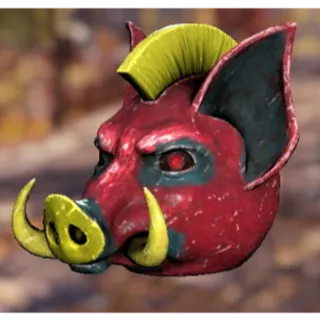 Glowing Pig Mask