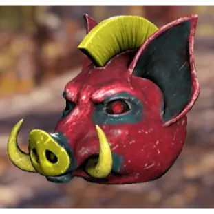 Glowing Pig Mask