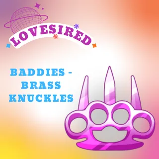 Brass Knuckles - Roblox Baddies