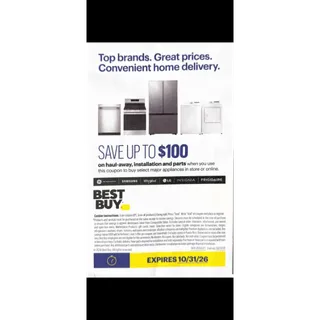 Bestbuy$100.00 USD ***please read***