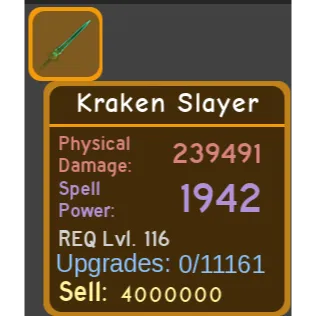 Kraken Slayer - REQ 116 - Dungeon Quest Reborn (DQR)