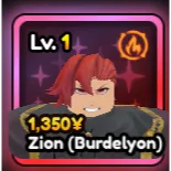 Zion - Anime Vanguards Good Stats (Full Godly Stats)