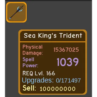 Sea King Trident - REQ 166 - Dungeon Quest Reborn (DQR)