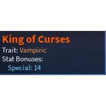 Vampiric King of Curses - A Universal Time (AUT)