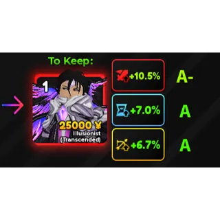 Aizen - Illusionist (Transcended) - Anime Adventures