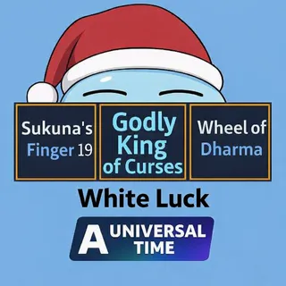 Mastery Godly King Of Curses (Sukuna) + 19 Finger + Wheel - A Universal Time (AUT)