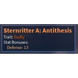 Godly Sternritter A: Antithesis (Uryu) - A Universal Time (AUT)