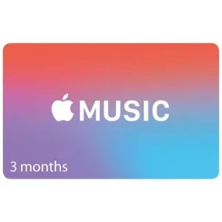 Apple Music 3 Months US [Only New Accounts] 