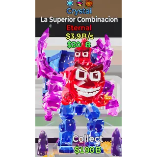 Fortnite Steal the Brainrot Crystal La Superior Combinacion 3.9B/s 3traited