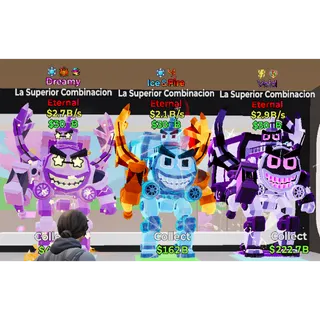 Fortnite Steal the Brainrot Dreamy Ice Fire void La Superior Combinacion X3 Bundle