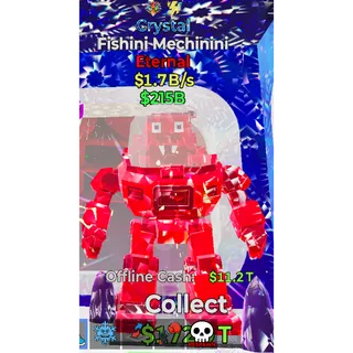 Fortnite Steal the Brainrot Crystal Fishini Mechinini 1.7B/s 2traited