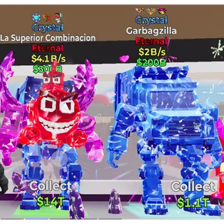 Fortnite Steal the Brainrot Crystal La Superior Combinacion 4.1B/s Garbagzilla 2B/s Bundle