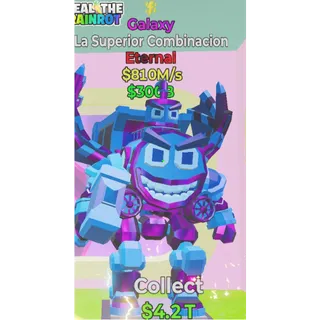 Fortnite Steal the Brainrot galaxy La Superior Combinacion 810M/s 1 trait