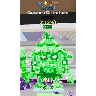 Fortnite Steal the Brainrot Crystal Capanna Distruttore 912M/s 4traited