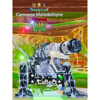 Fortnite Steal the Brainrot Magical Cannone Maledettone 2.3B/s 3traited