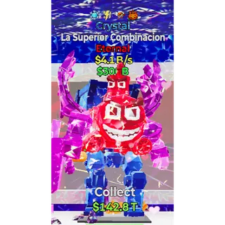 Fortnite Steal the Brainrot Crystal La Superior Combinacion 4.1B/s 4trait