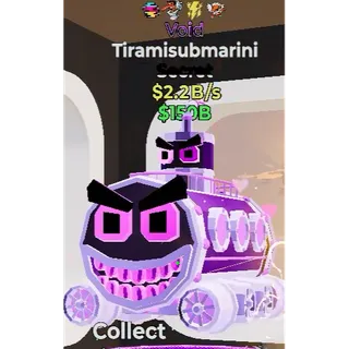 Fortnite Steal the Brainrot Void Tiramisubmarini 2.2B/s 4 traited