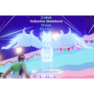 Go up for Brainrot Cyber vulturino Skeletono 1.1Qi/s lvl160