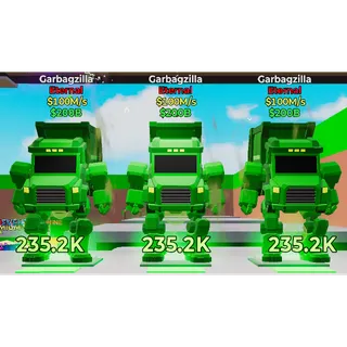 Fortnite Steal the Brainrot Garbagzilla X3