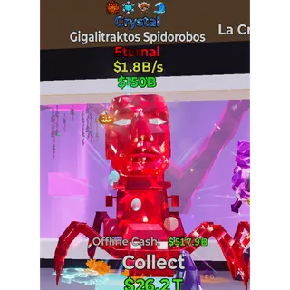Fortnite Steal the Brainrot Crystal Gigalitraktos Spidorobos 1.8B 4 trait