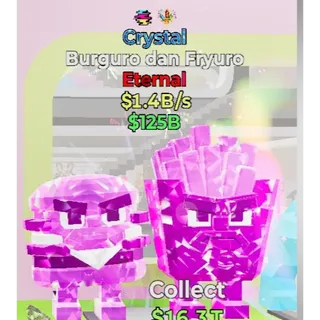 Fortnite Steal the Brainrot Crystal Burguro dan Fryuro 1.4B/s 2trait 