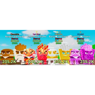 Fortnite Steal the Brainrot Burguro dan Fryuro X4 3/4traited Bundle 