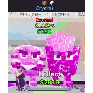 Fortnite Steal the Brainrot Crystal Burguro dan Fryuro 1.2B/s 1trait 