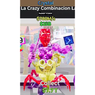 Fortnite Steal the Brainrot Crystal La crazy cobinacion 780M/s