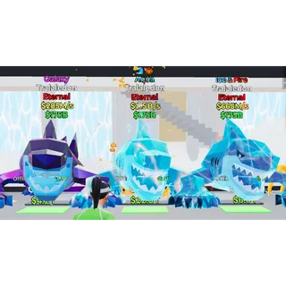 Fortnite Steal the Brainrot Aqua Ice&Fire galaxy Tralaledon X3 Bundle