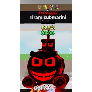 Fortnite Steal the Brainrot Darkness Tiramisubmarini
