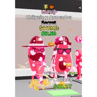 Fortnite Steal the Brainrot  [Lovely chilyeie y avocadoa] 448 m/s 2 Traits