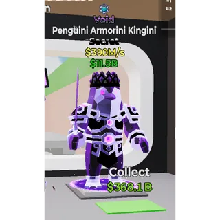 Fortnite Steal the Brainrot [Penguini Armorini Kingini ] 390M/s 1 trait