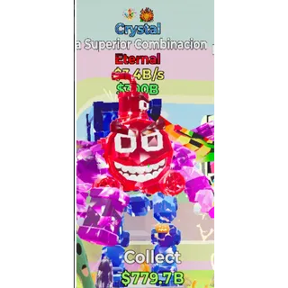 Fortnite Steal the Brainrot Crystal La Superior Combinacion 3.4B/s 2trait