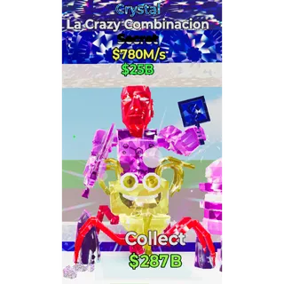 Fortnite Steal the Brainrot Crystal La crazy cobinacion 780M/s