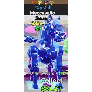 Fortnite Steal the Brainrot Crystal Meccavallo 832M/s 4traited