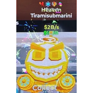 Fortnite Steal the Brainrot Heaven Tiramisubmarini 2B/s 4 traited