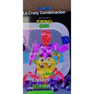 Fortnite Steal the Brainrot Crystal La crazy cobinacion 780m/s