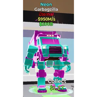 Fortnite Steal the Brainrot Neon Garbagzilla 950M/s