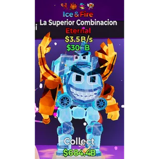 Fortnite Steal the Brainrot Ice&Fire La Superior Combinacion 3.5B/s 4trait