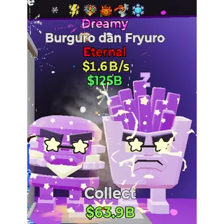 Fortnite Steal the Brainrot Dreamy Burguro dan Fryuro 1.8B/s 5trait 